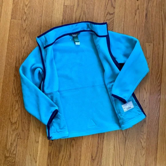NWOT LLBean Girls Fleece Jacket - Picture 3 of 7
